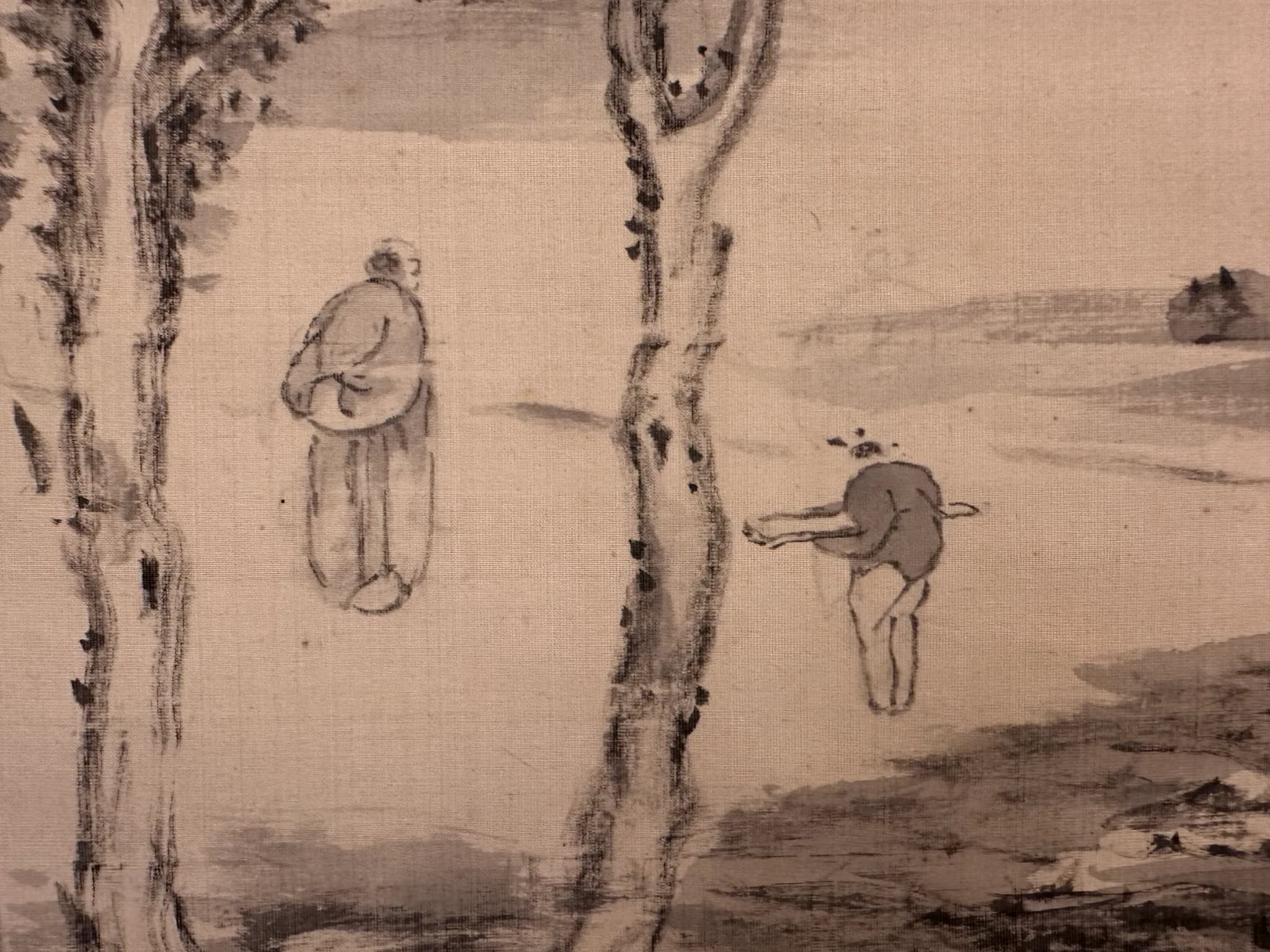Hoashi Kyōu — A Lone Sail on the Yangtze River, Edo Period