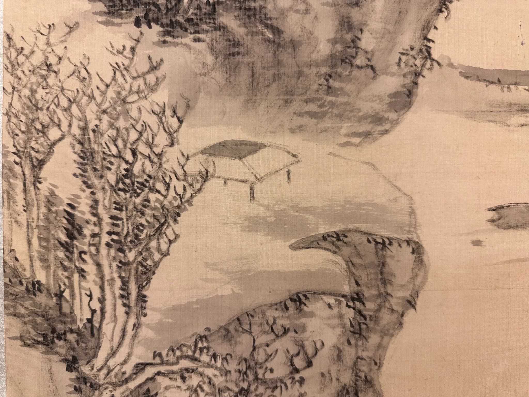 Hoashi Kyōu — A Lone Sail on the Yangtze River, Edo Period