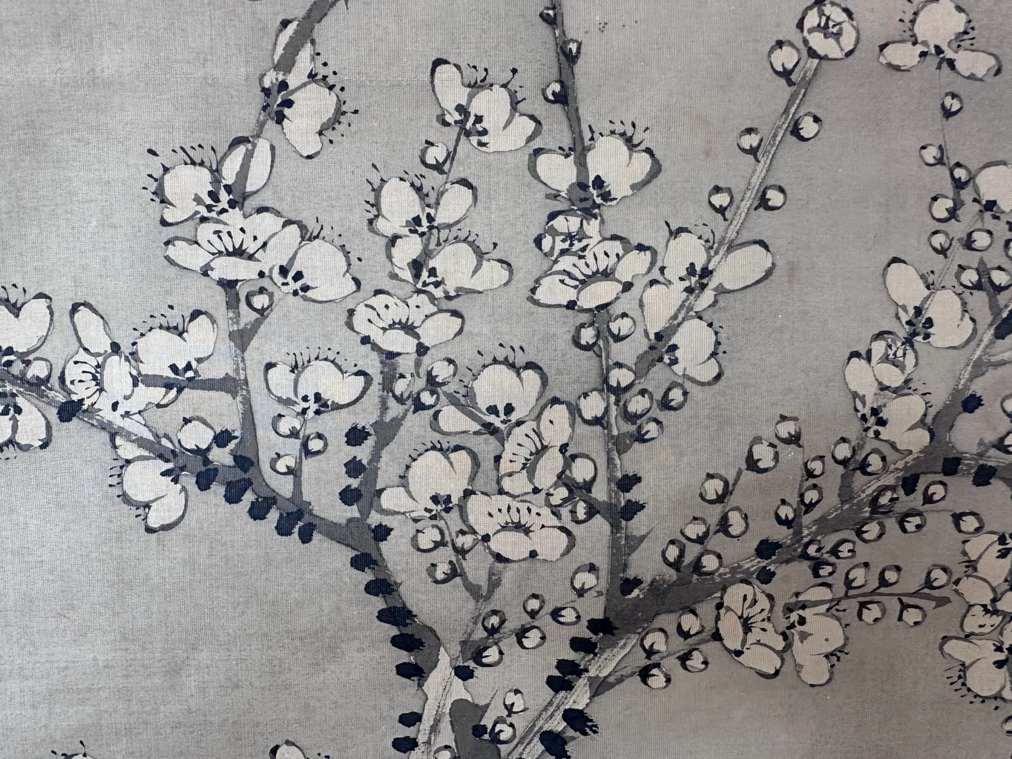 Sawa Sanseki — Plum Blossoms, Edo Period