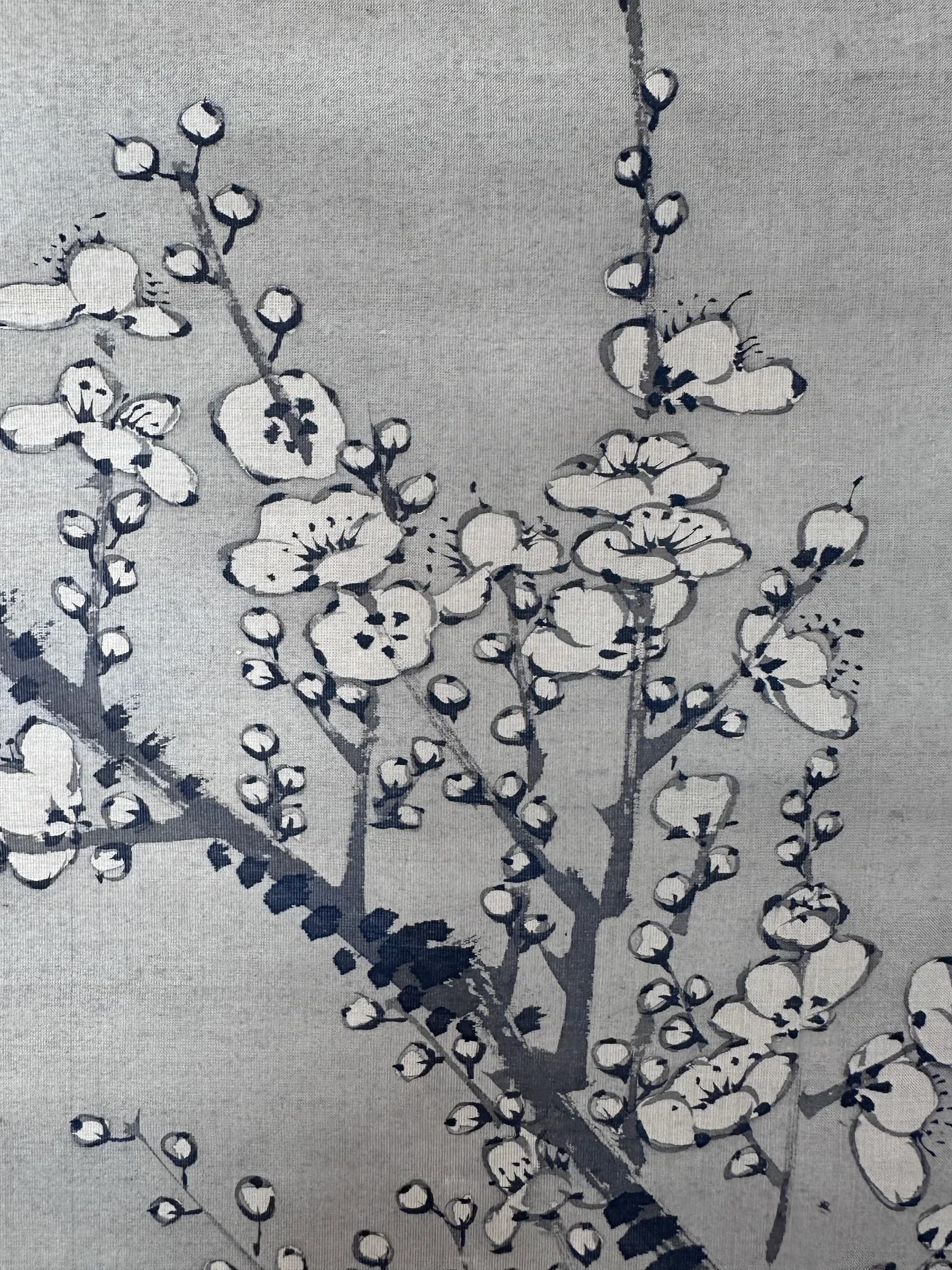 Sawa Sanseki — Plum Blossoms, Edo Period