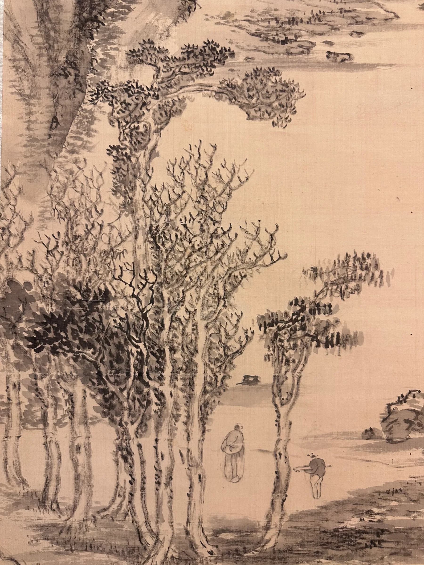 Hoashi Kyōu — A Lone Sail on the Yangtze River, Edo Period