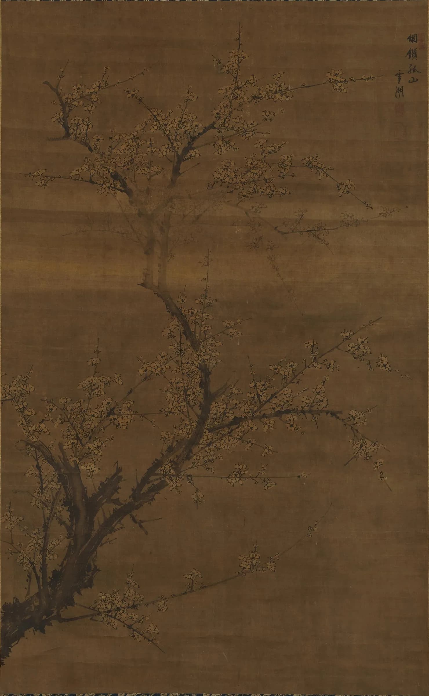 Liu Xuehu, Ink Plum Blossoms, sixteenth century, Tokyo National Museum