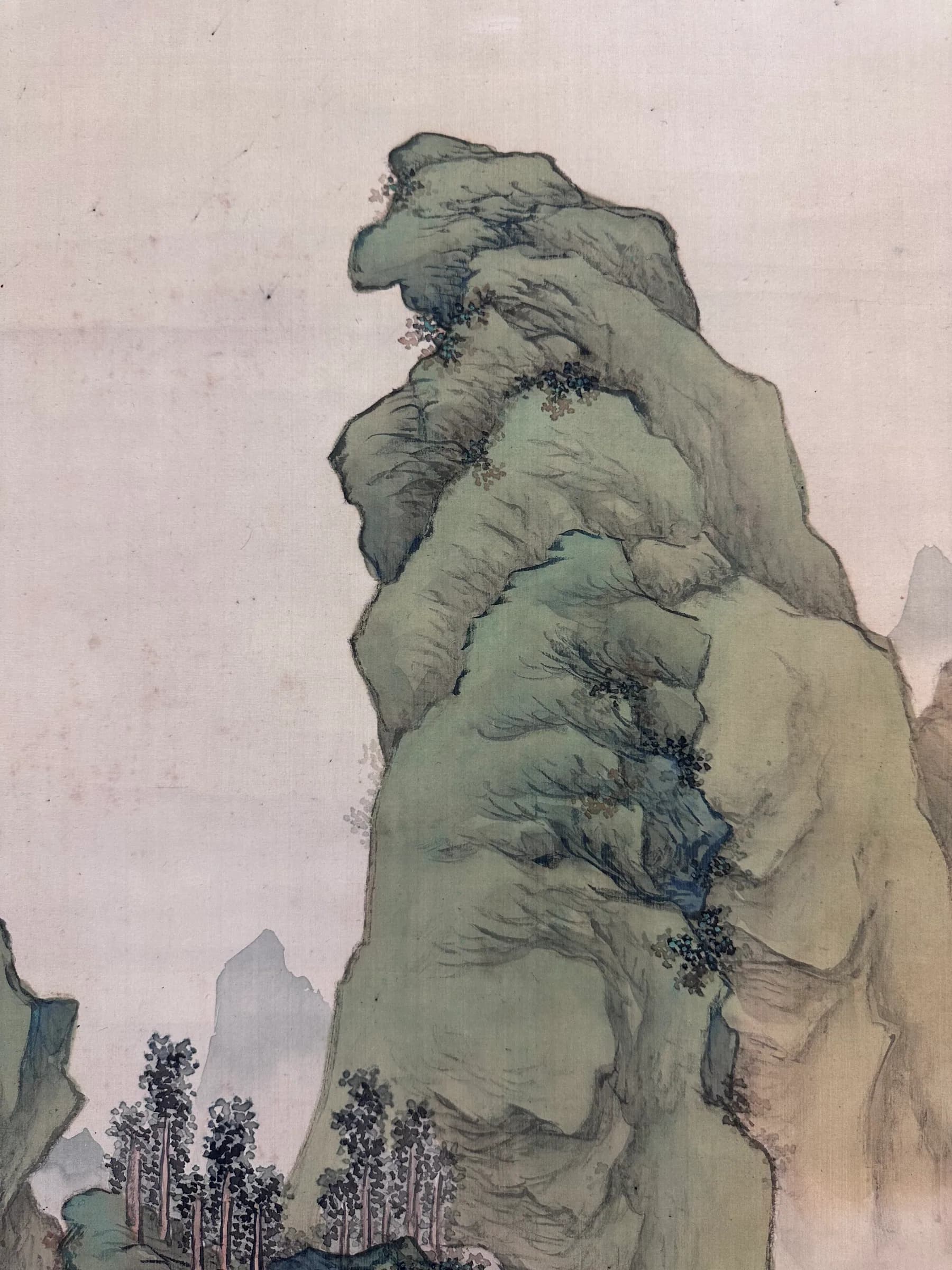 Kanō Uhō — Secluded Dwelling by an Autumn Stream, Meiji Period