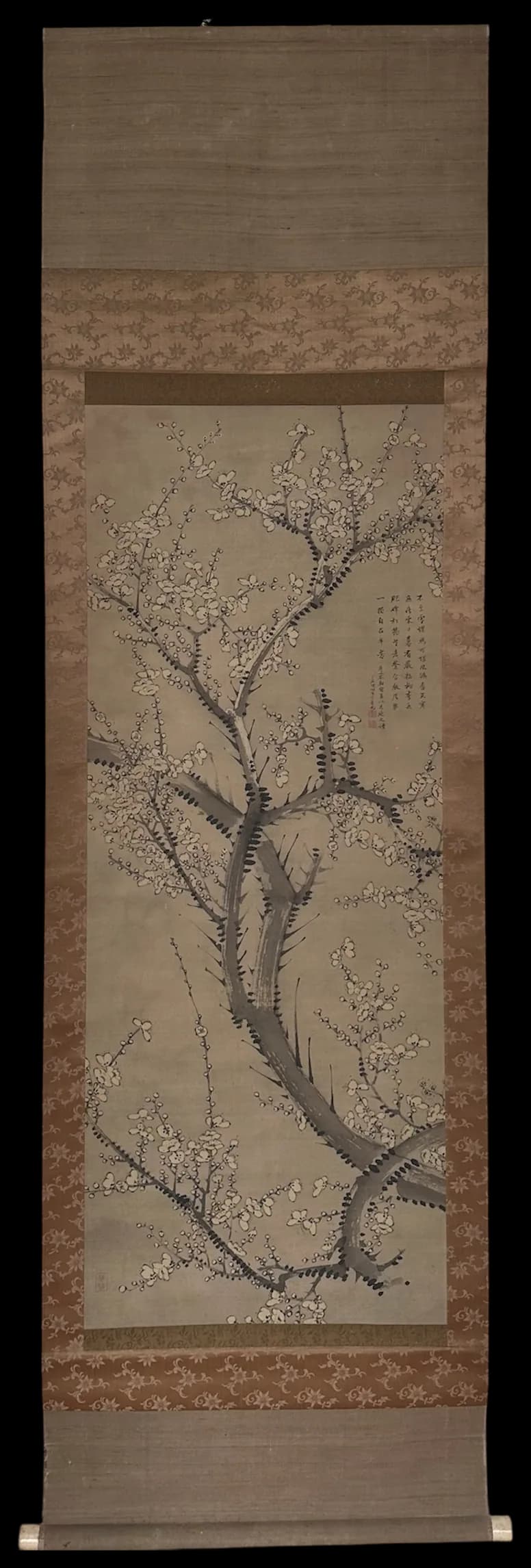 Sawa Sanseki — Plum Blossoms, Edo Period