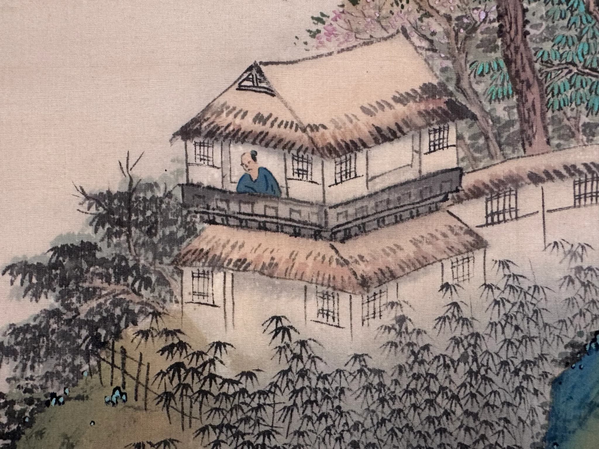 Mizuta Chikuho — Autumn Mountains Under Clear Evening Skies, Shōwa Period