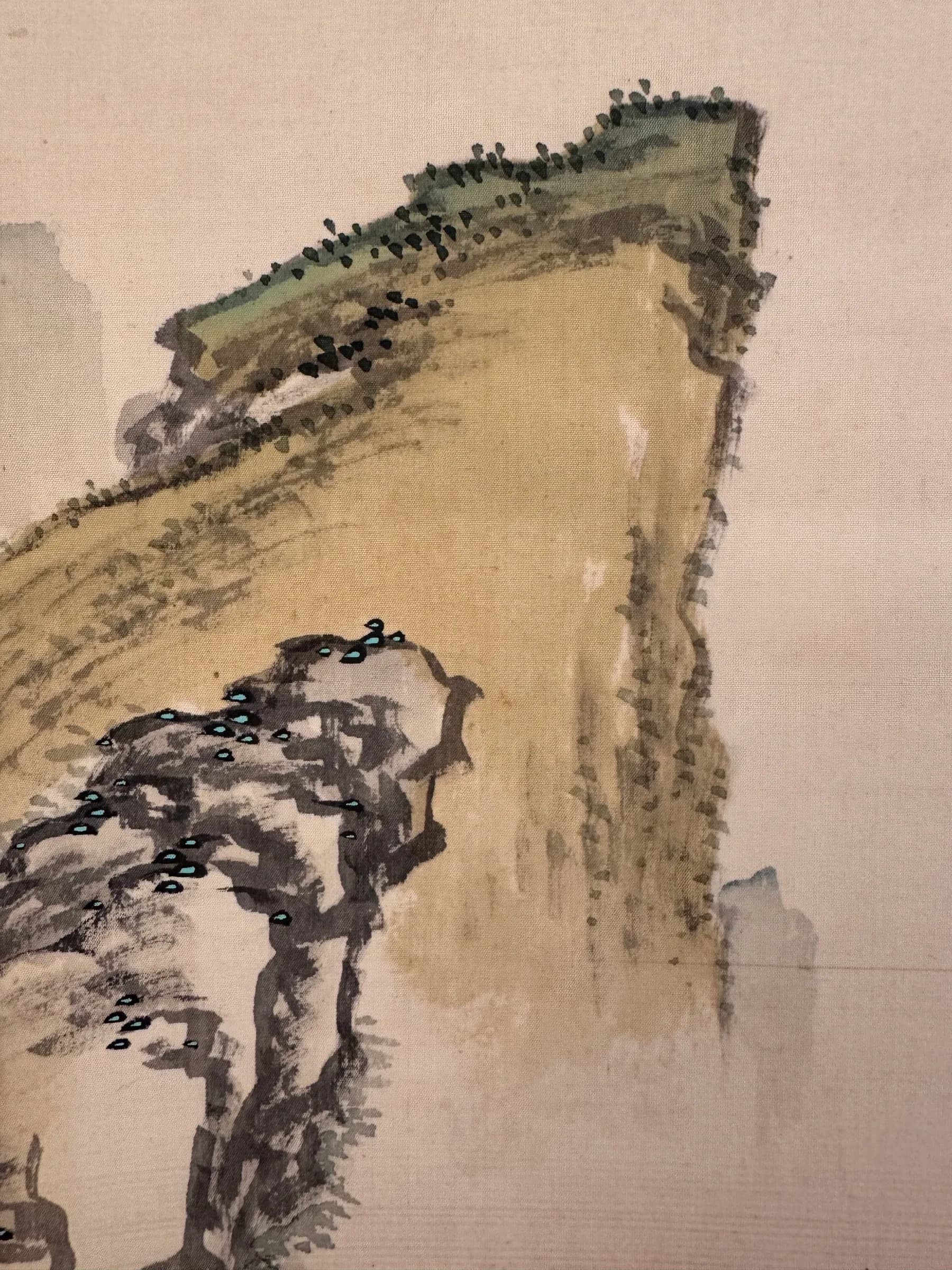 Tanaka Hakuin — Noble Scholar Contemplating the Waterfall, Taishō Period