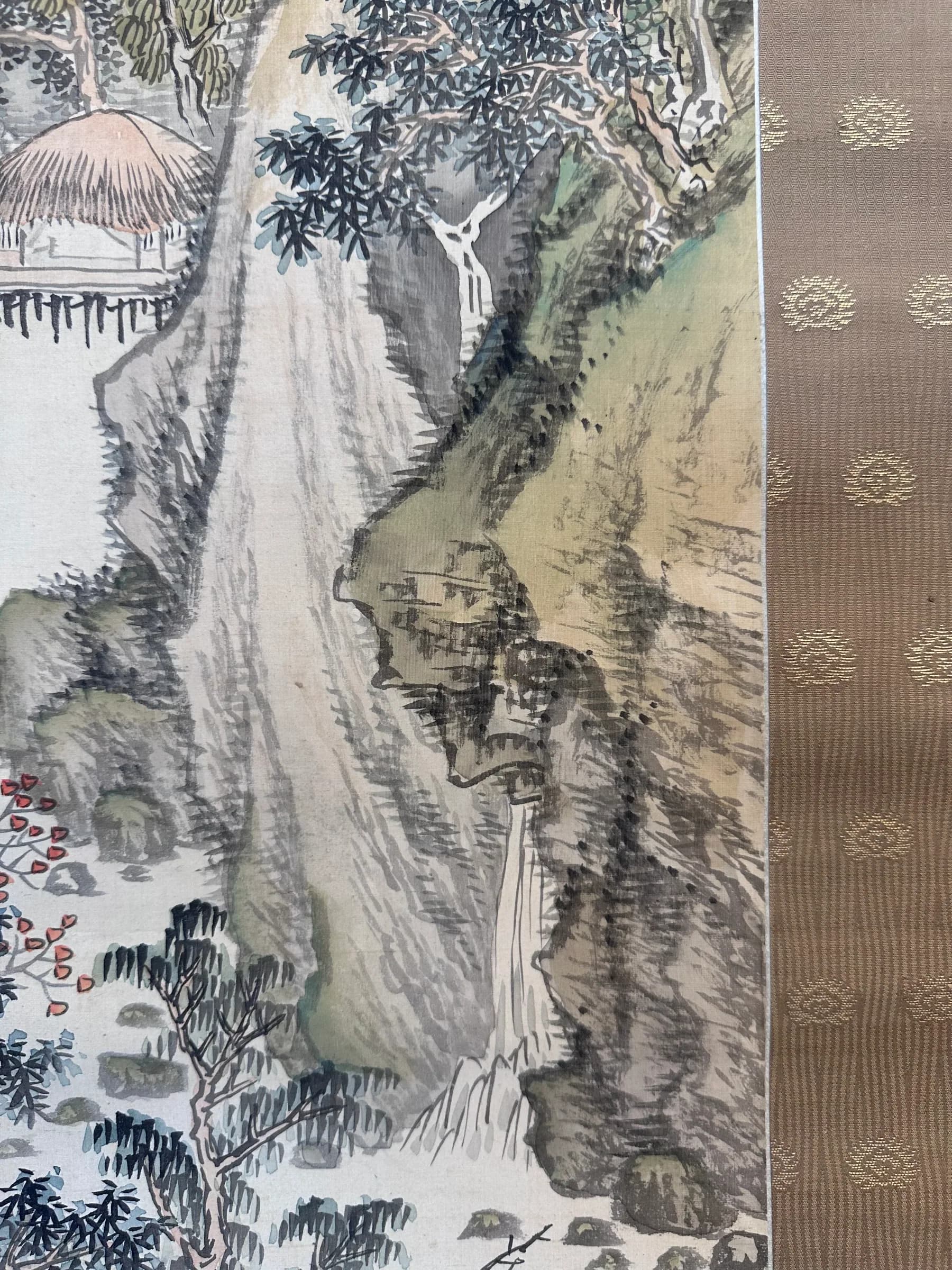 Mori Kinseki — Visiting a Friend by an Autumn Stream, Meiji Period