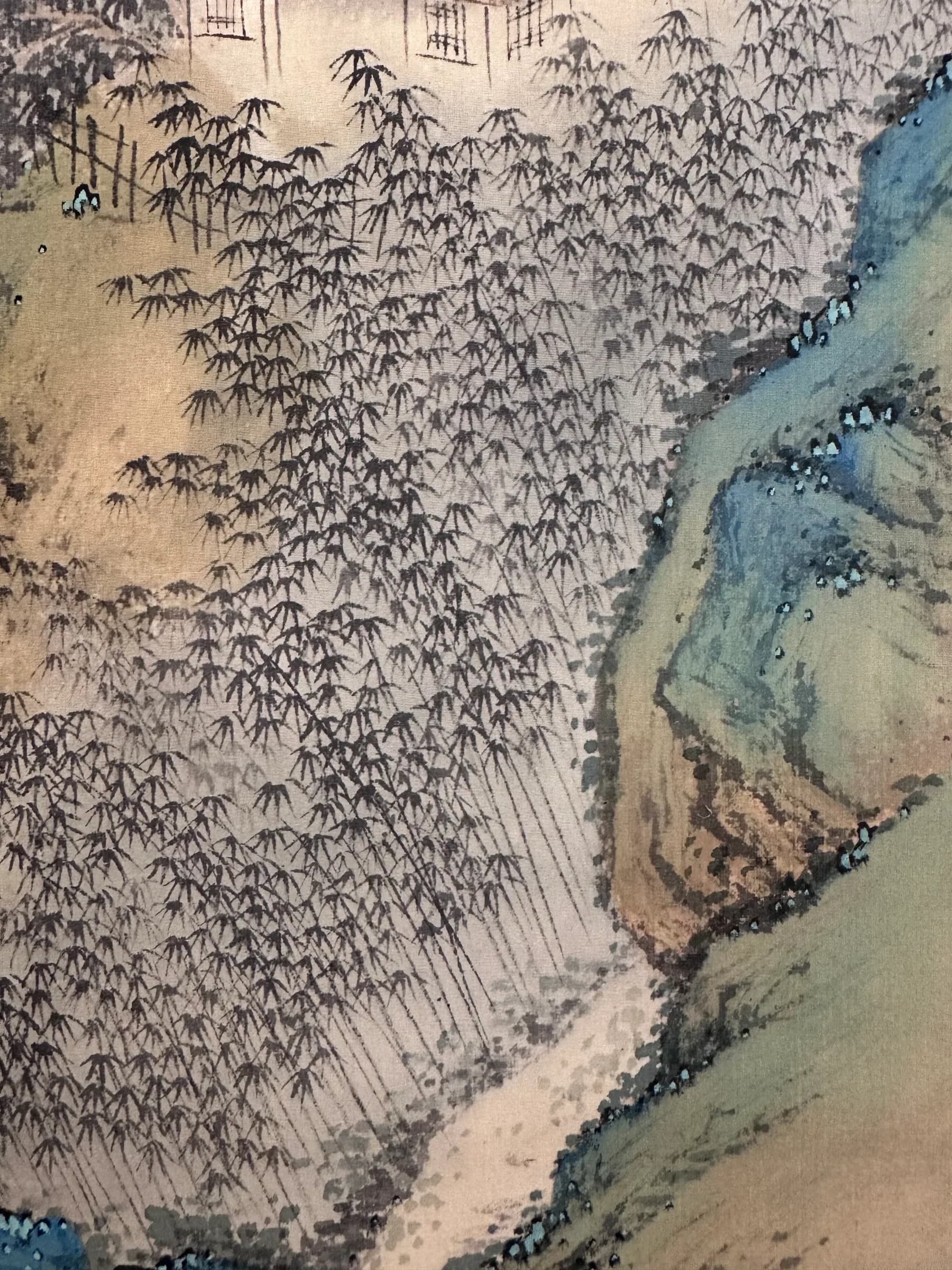 Mizuta Chikuho — Autumn Mountains Under Clear Evening Skies, Shōwa Period