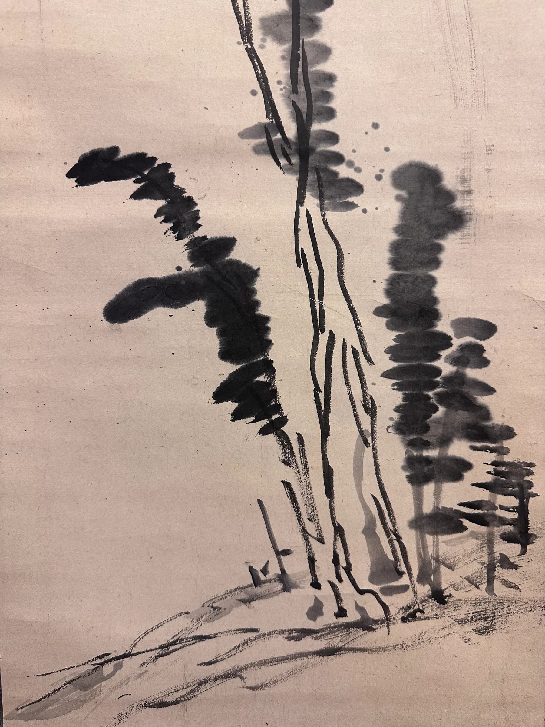 Rai Shihō — Ink Wash Landscape, Edo Period